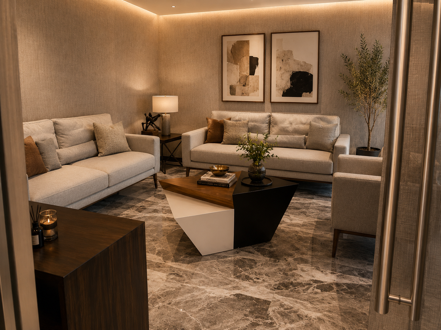 Formal Office Waiting Lounge