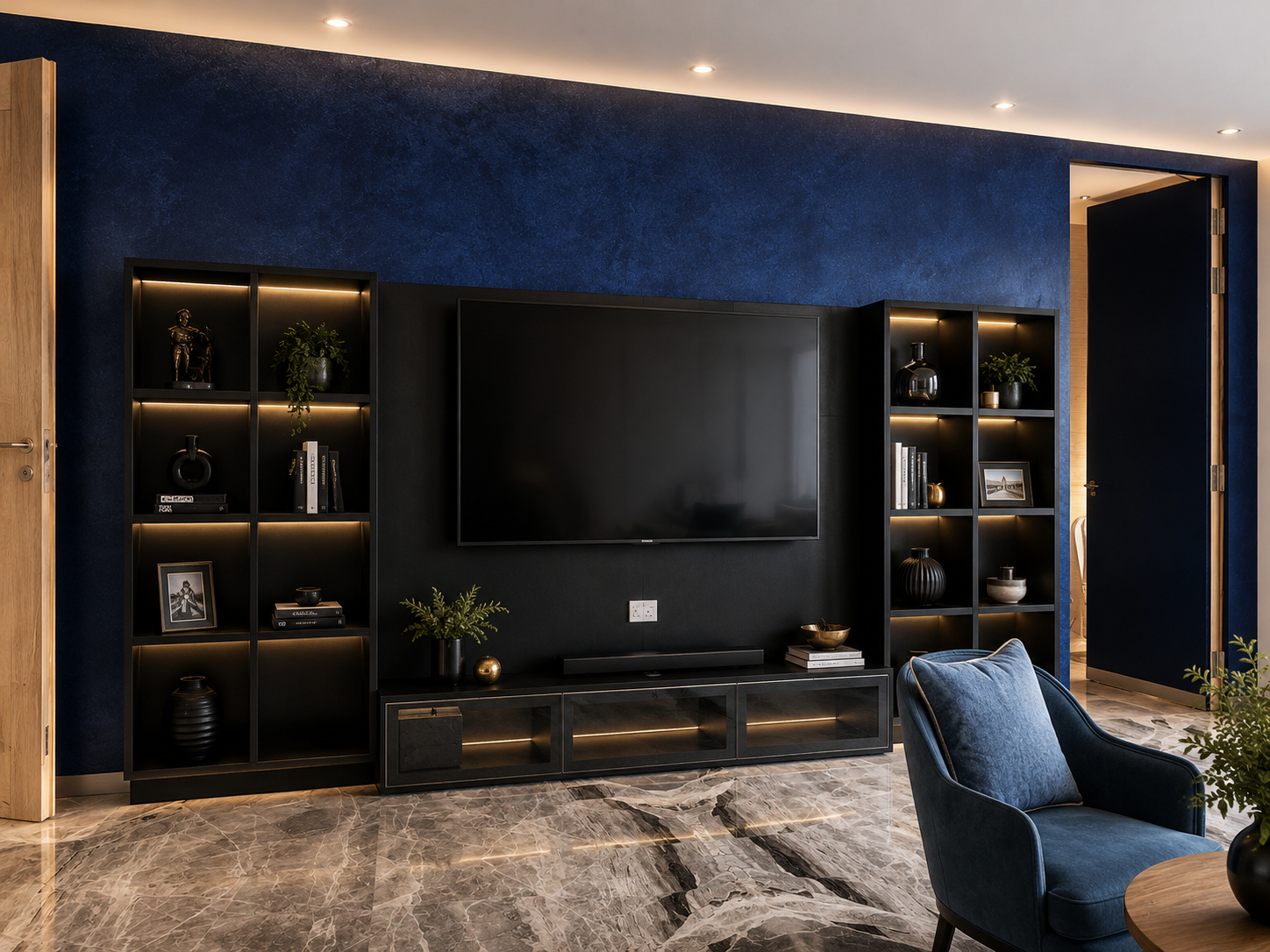 Modern Living Room TV Console Panel