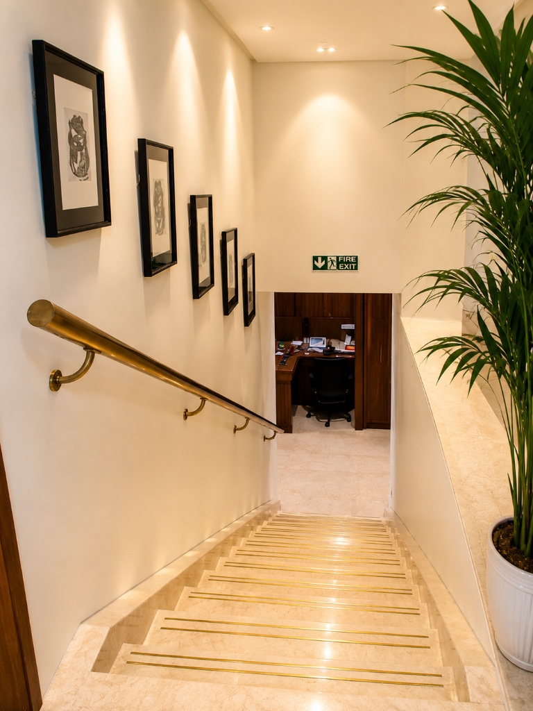 Luxury Staircase and Art