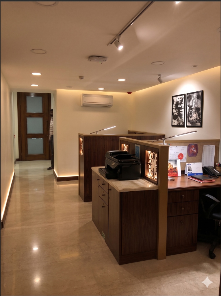 Office Desks with Printer Station